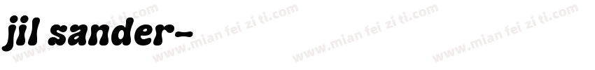 jil sander字体转换